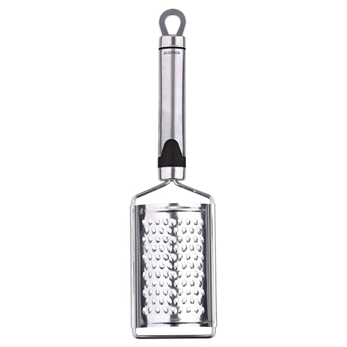 BERGNER - Resistente Rallador de 25cm - 4 Caras, Rallador Universal - Rallador de Queso Resistente y apto Lavavajillas - Fabricado Acero Inoxidable - Resistente y Duradero