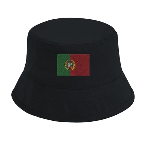 Bob Portugal Drapeau Chapeau de Soleil pour Match et Vacances d'Été
