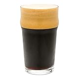 20 Ounce Imperial Pint Glasses, Set of 12 Dishwasher-Safe Nonic Pint Glasses - Lead-Free, Wide Rim,...