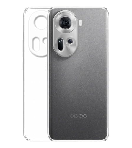 Image of Oppo Reno 11 5G Soft Silicone TPU Back Cover Compatible with Oppo Reno 11 5G, Grey