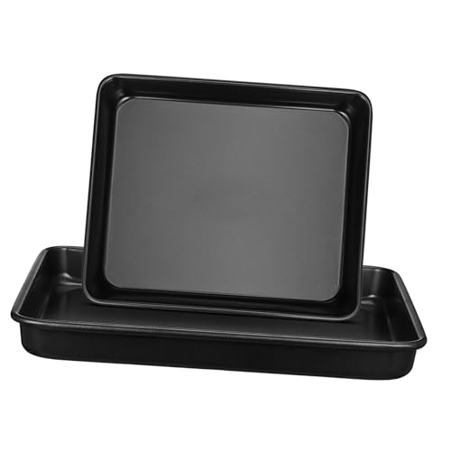 Zerodeko Bandejas Para Horno De Acero Inoxidable Bandejas Para Hornear y Asar Plancha De Cocina Resistente Para Horno y Tostadora