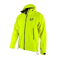 O'NEAL | Mountainbike-Jacke | MTB Mountainbike DH Downhill FR Freeride | Wasserdicht, Unterarmbelüftung, Soft-Touch-Material | Tsunami Rain Jacket | Erwachsene | Neon-Gelb | Größe L