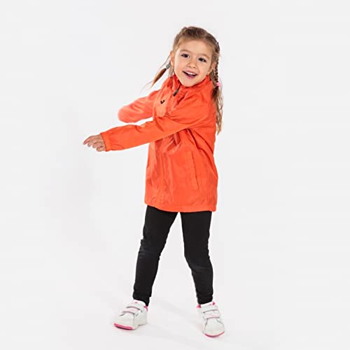 Joma Wasserdichte Regenjacke mit Kapuze, 6XS - 3XL - Windjacke mit Seitentaschen und Elastischen Bündchen - Iris