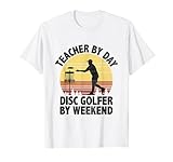 Photo Gallery insegnante di giorno disc golfer by weekend frisbee golf golf maglietta Photo Gallery insegnante di giorno disc golfer by weekend frisbee golf golf maglietta