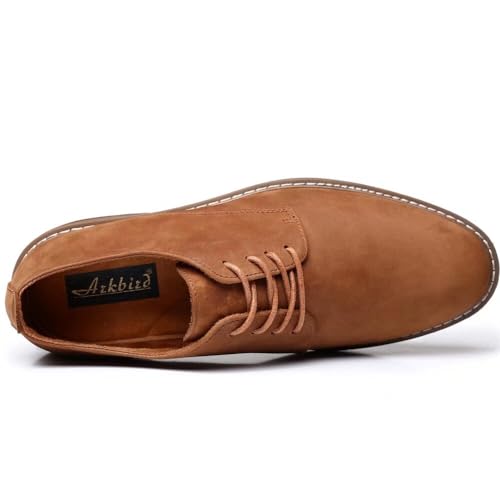 Image of Arkbird Mens Dress Shoes, Lace Up Leather Oxford