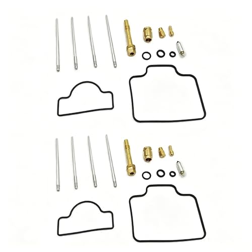 Kit de reparación de carburador para Suzuki RGV250 Gamma juego doble de junta y aguja flotante
