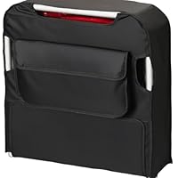 Tasche für Fahrradträger Uebler i21 (2 Fahrräder), aus 600D Robuste Oxford-Stoff, Transporttasche für Kupplungsträger, Wasserdicht- und Staubdicht, Schwarz ( Tasche Passt Nicht für Uebler i21 Z)