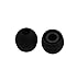 ALXCD Eartip Gel for MDR-XB50AP MDR-XB Series IEM, 5 Sizes (XS S M L XL) 10 Pairs Durable Soft Silicone Replacement Earbud Tip, Fit for MDRXB50AP MDR-XB70AP MDR-EX15LP [10 Pair](Black)