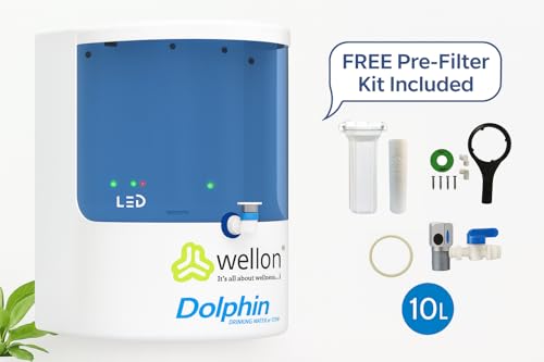 Image of Wellon Domestic Water Purifiers - RO + UV + UF + Alkaline | Multiple Models & Capacities (Dolphin 10 Stage)