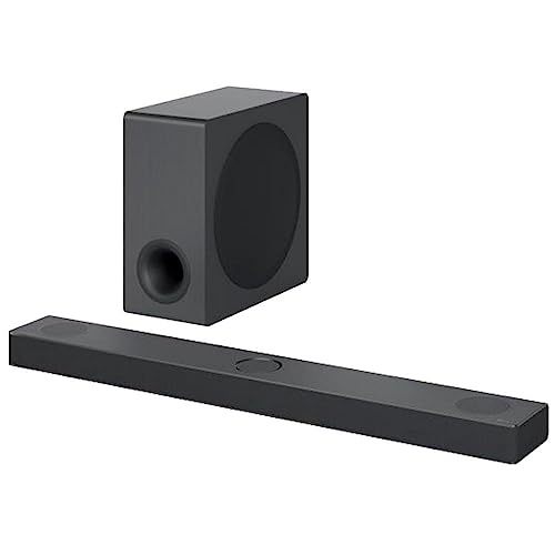 LG SOUNDBAR S80QY 3.1.3 CANAIS 480W IMAX ENHANCED DOLBY ATMOS DTSX HI-RES MERIDIAN SUB SEM FIO