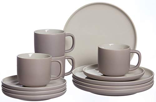 Ritzenhoff & Breker Koffieservies Jasper, 12-delig taupe (0403053-69e0193f)