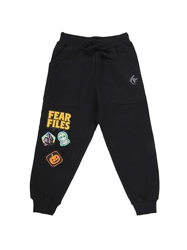 Image of KiddoPanti Boys Solid Fleece Track Pants | Cotton Poly Fleece Fabric | Ankle Length Bottom Rib | 2 Front Patch Pocket | Elastic Waist & Drawcord | Jogger Track Pants for Boys