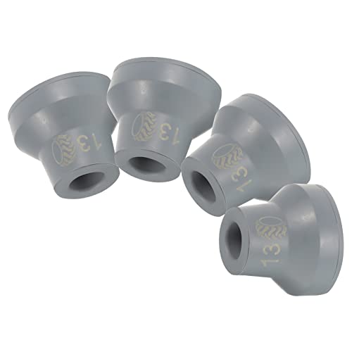 Didiseaon Thickened Pole Tip Covers 4pcs Crutch Tips for Disabled Anti-Skid Rubber Crutch Foot Pads