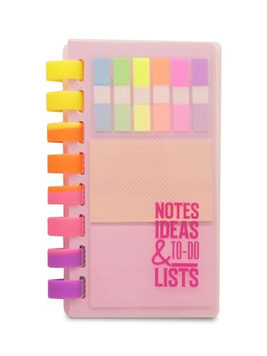 Image of DOODLE A6 Spiral Notebook Diary with Sticky Notes & Page Markers - 80 Ruled Pages, 80 GSM - Soft Wiro Bound for Smooth Writing - Note Keeper for School, College & Office Use
