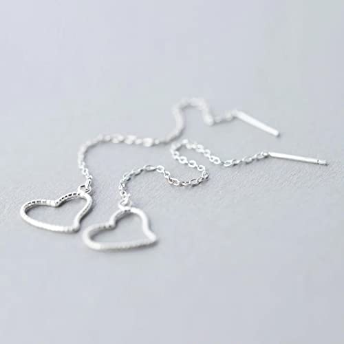 Boucles d'oreilles pendantes légères en argent 925 ne fatiguant pas les lobes