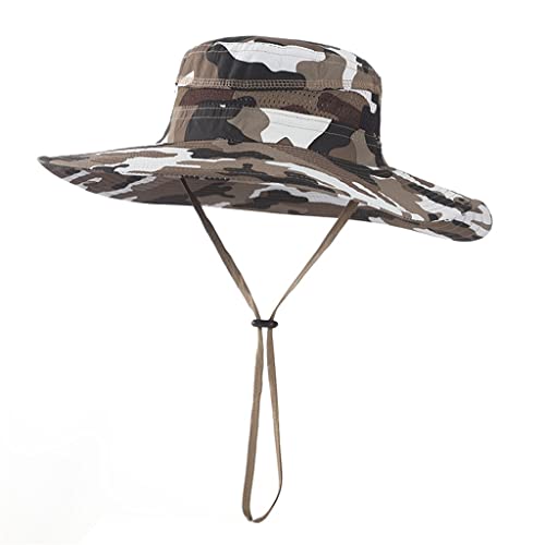 Chapeau du soleil de soleil extérieur à grands avant-toits pour homme actif