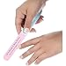 Iridesi 4 Way Finger Nail File and Buffer, Emery Boards for Natural Nails, 4 Fingernail Files in 1, Professional Filer Board and Shiners, 7 Inches Long, Salon Supplies Buffers Shine Kit, 12 Pack