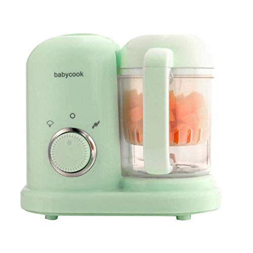 MYRCLMY Baby Food Maker - Electric Steamer and Blender Mini Food Grinder for Cooking and Mixing Supplements Green