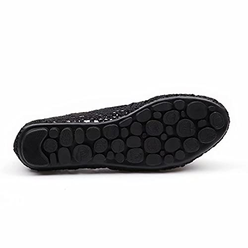 Stunner Women's Cut Out Breathable Lace Ballet Flats 5