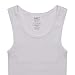 Buyless Fashion Boys Scoop Neck Tagless Undershirts Soft Cotton Tank Top (4 Pack) 13-14 White