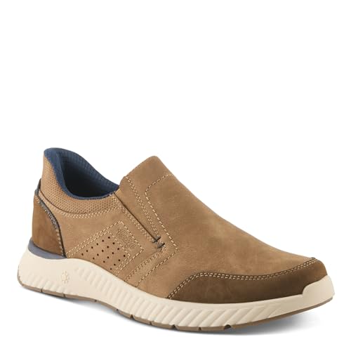 Spring Step Men's TAFTI Slip-On Sneakers – Vegan-Friendly Water-Resistant Shoes with Shock-Absorbent Sole and Stretch Goring2