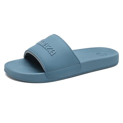 Tmaza Claquettes Homme Modernes Confortables Bleu 42