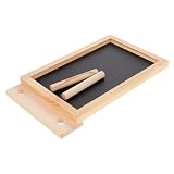 Menüpreisschreibplatine Tafelschilder für Tische Restaurant Mini -Tafel Tafelzeichen Kreidetafel Schild kleines Tafel-Schild Kreidebrettschilder Mini -Tafelschilder hölzern Schwarz