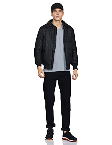 Image of Amazon Brand - Symbol Men's Stylish Bomber Winter Jacket