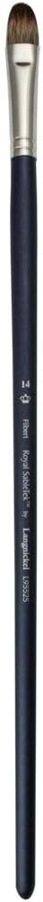 Royal & Langnickel SableTek Brush - Filbert, Long Handle, Size 20