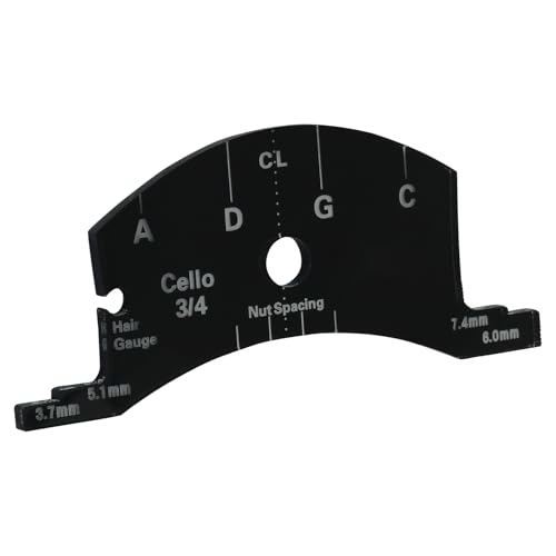 Piutouyar Cello Bridge Repair Template Tool