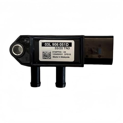 Caudalímetro para coche Sensor de presión diferencial gases escape 03L906051D