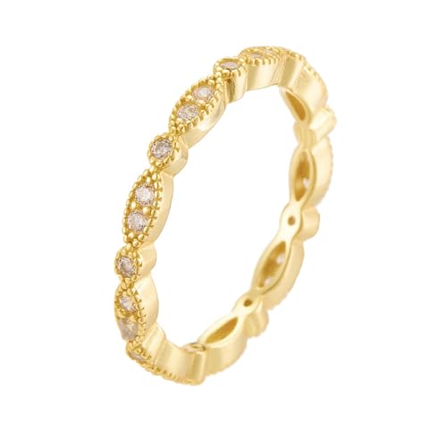 Skcess Anillo de compromiso de boda de oro blanco de 9 quilates, anillo de compromiso de boda con moissanita blanca marquesa, 10.5, Moissanita de oro amarillo de 9 quilates, Circonita cúbica