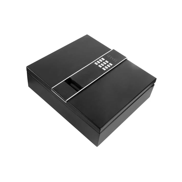 JVD Custodian Top Open Safe, 15" laptop | Code, battery operated, keylock, 200 audit, CS1 keylock | Black color, without batteries-picture-12