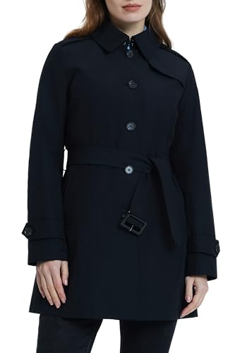 Orolay Women's Belted Trench Coat Windproof Classic Overcoat Slim Outdoor Jackets with Wide Lapel