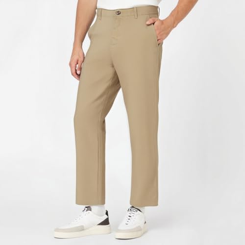 Men's Casual Chino Pants Elastic Waist Lightweight Loose Fit Slacks Beach Yoga Joggers Trousers Sweatpants, M-3XL2