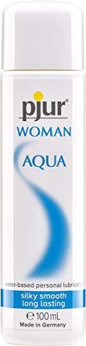 pjur WOMAN AQUA - Lubricante acuoso - hidrata y cuida - ph optimizado - suave con la piel (100ml)