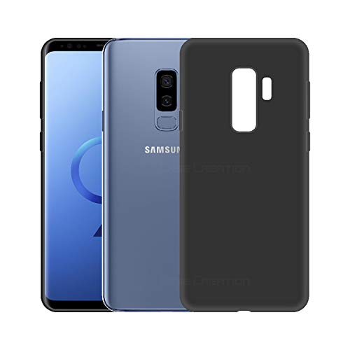 Image of Case Creation Luxurious OG Series for Samsung Galaxy S9 Plus Case Cover,Anti-Dirty Slim Case Frosted Matte Cute Candy TPU Raised Bezel (Splash of Color) Back Cover for Samsung S9 Plus -Black