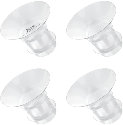 Image of Flange Inserts 20mm for Medela,Spectra 24mm Shields/Flanges,Compatible with Momcozy S12 Pro/S9 Pro/S9/S12 Wearable Breast Pump,Reduce 24mm Nipple Tunnel Down to 20mm,4PCS