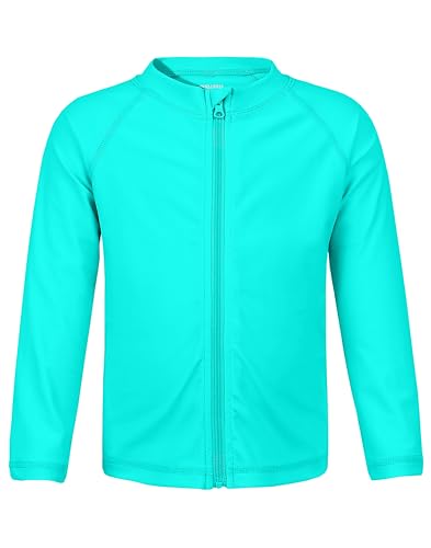 Image of Toddler Boys Swim Shirts Rash Guard Long Sleeve UPF 50+ Sun Protection
