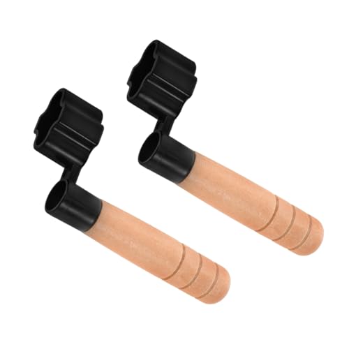 CIMAXIC Guitar String Winder and Tuner Tool Kit 2 Pcs String Changer for Acoustic Electric Guitars Wooden Handle for Comfort
