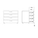 Tvilum Austin 4 Drawer Chest, White