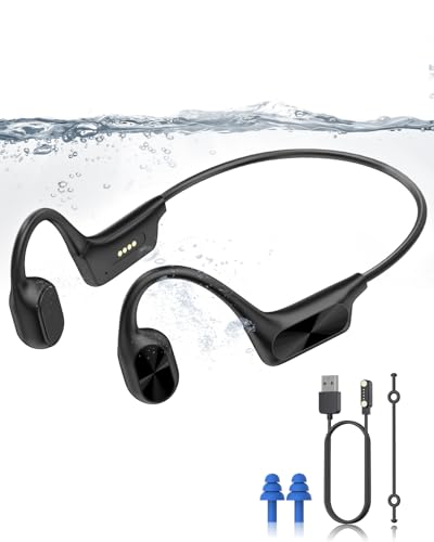 ANOUV Bone Conduction Headphone Wireless Headphone Built-in 64GB MP3, IPX8 Waterproof Swimming Open...