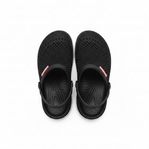 Image of Mens Casual EVA Clogs for Youth & College Boys - Lightweight Breathable Summer Sandals Flip Flops - Anti Skid Waterproof Slip On Walking Shoes for Beach, Bathroom, Outdoor Comfort Footwear