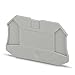 Vanky Industry 5pcs Compatible with Phoenix D-UT 2,5/4-QUATTRO 3047170 End Cover 64.4×2.2×39.8 mm Gray New