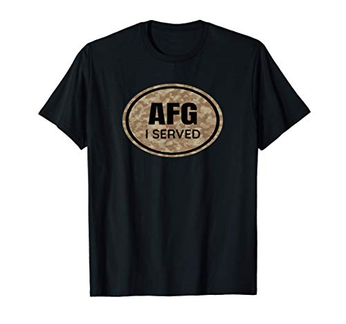 I Served Afghanistan Veteran Military Vet AFG DD214 Alumni Camiseta