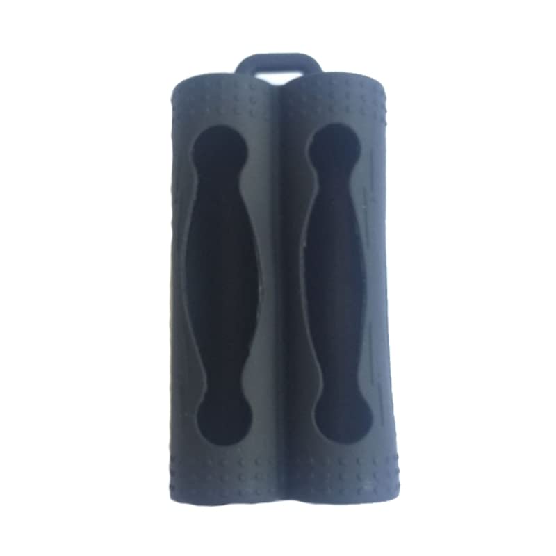 Battery Silicone Protector, 2 Slots Sleeve Storage Bag Battery Holder, Compatible With 18650 Battery