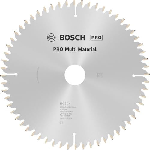 Preisvergleich Produktbild Bosch Accessories Bosch Professional 1x Kreissägeblatt Multi Material (für Multimaterial, Sägeblatt Ø 216 x 30 x 2,5 mm, 60 Zähne, Zubehör Kreissäge)