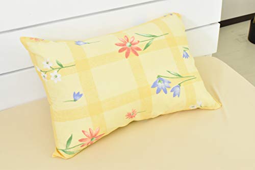 オーシン ピローケース ペールイエロー 43×63㎝ 花柄 OS-AM2436
