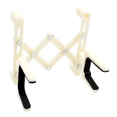 VICASKY 2pcs Adjustable Violin Rack Violin Folding Bracket Stretchable Support Stand Floor Rack for Display