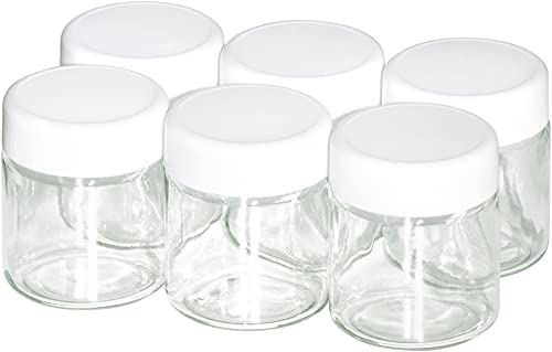 Steba Joghurtbecher, 6 Glas-Joghurtbecher im Set, Volumen pro Becher: 0,21Liter, Glas/Weiß, JM 2
